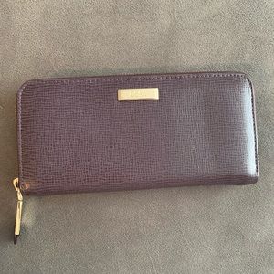 Cole Haan leather zippered closure wallet